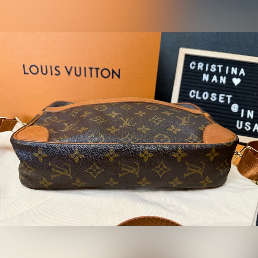Louis Vuitton Monogram Crossbody Bag in Brown and Tan - Picture 2 of 16